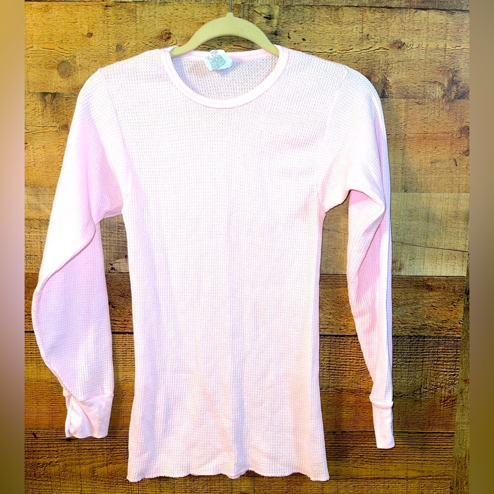 🩷 Indera pink thermal long John shirt